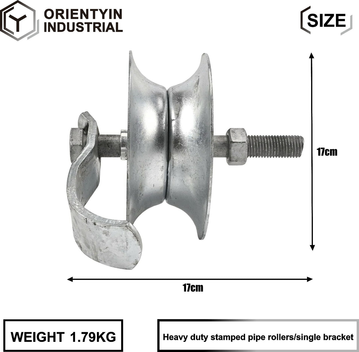 Stamping wheel single bracket