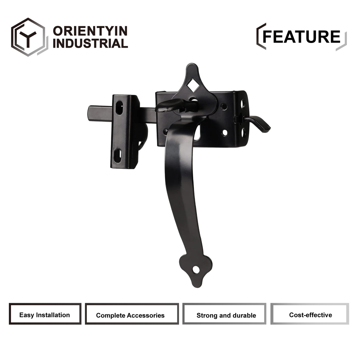 Thumb Latch - Black