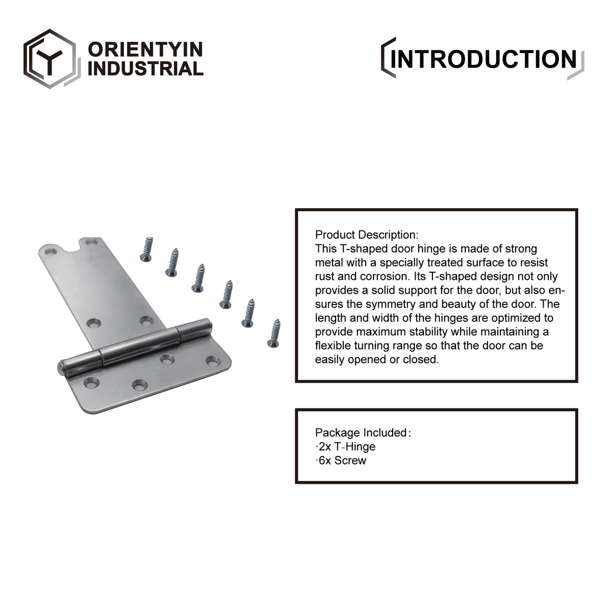 T door hinge