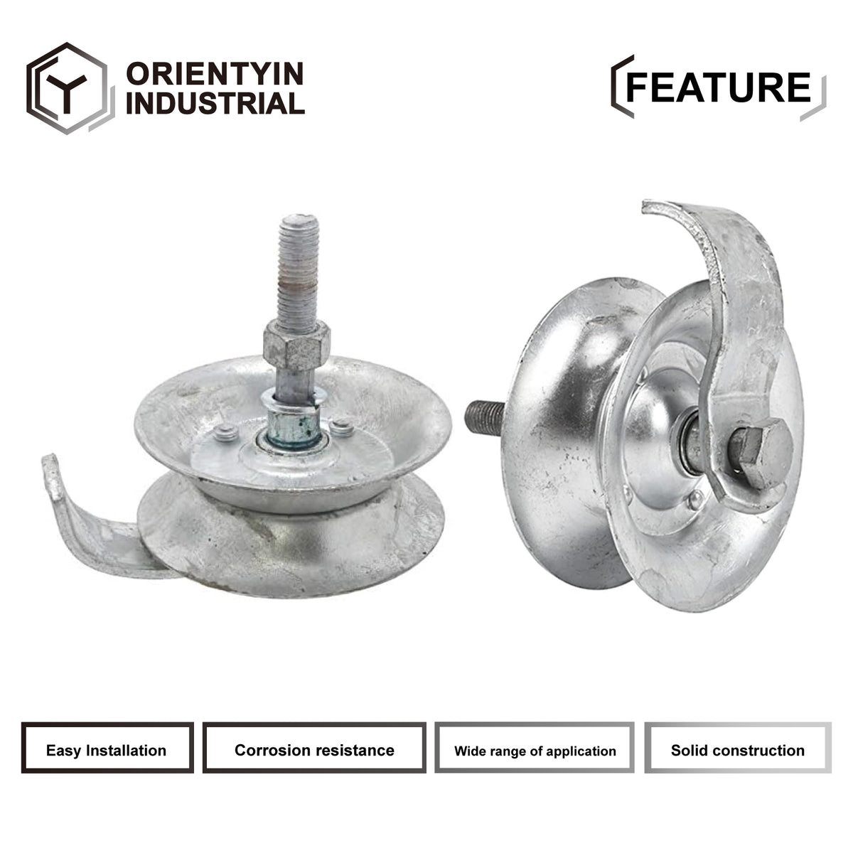 Stamped wheel double bracket