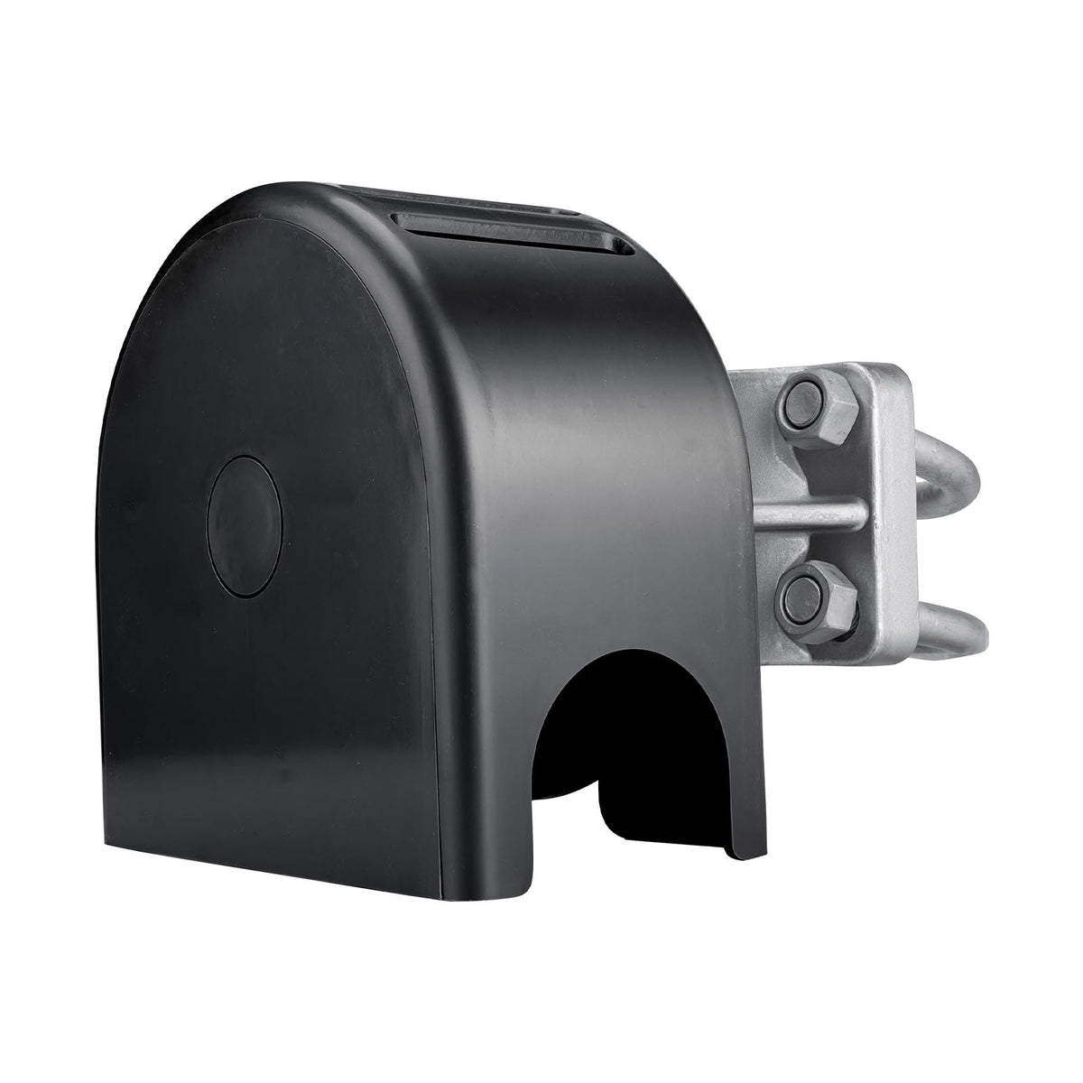Sliding Gate Rollers, Nylon Cantilever Slide Gate with Covers, Rolling Cantilever, 4" Round Post, 2-3/8" or 2-1/2" for Chain Link Fence Gate Frame, Slide Gate Roller Hardware - Pack of 4