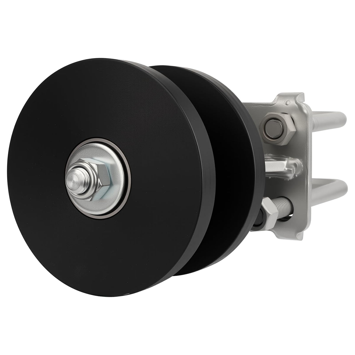 Sliding Gate Rollers, Nylon Cantilever Rolling Hardware for 4" Square Post x 2" Chain Link Fence Gate Frame - Pack of 4