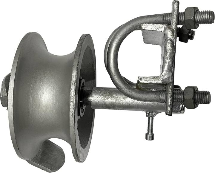 Heavy-Duty Swivel Gate Wheel Set with Spring-Loaded Shock Absorption